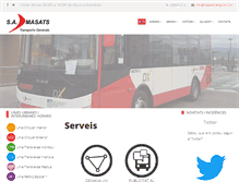 Tablet Screenshot of masatstransport.com